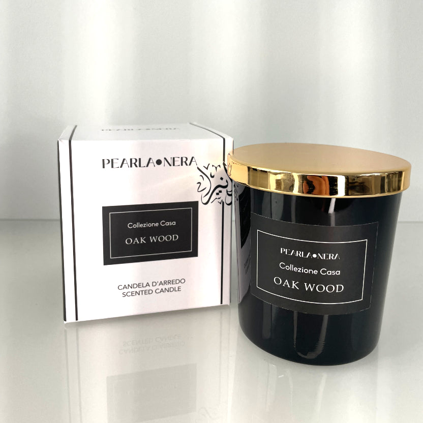 Pearla Nera - Oak Wood Luxury scent candle 200GR